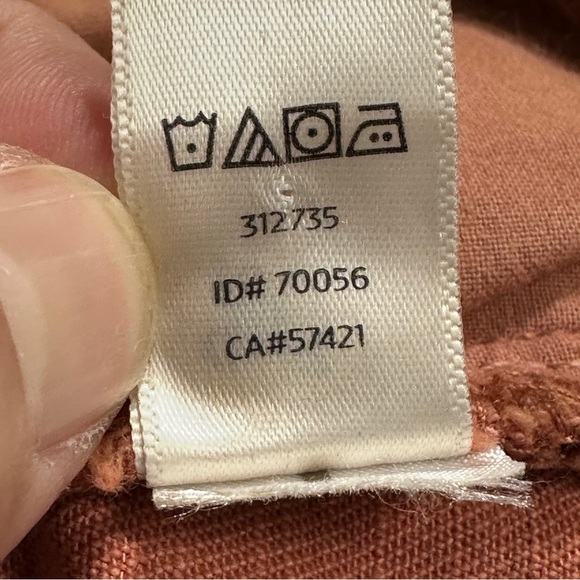 Loft size 24/00 Modern Skinny jeans, salmon color, spring, denim, tween - Picture 9 of 10